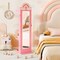Kids Jewelry Organizer LED Mirror Full-Length 3-in-1 Storage MDF